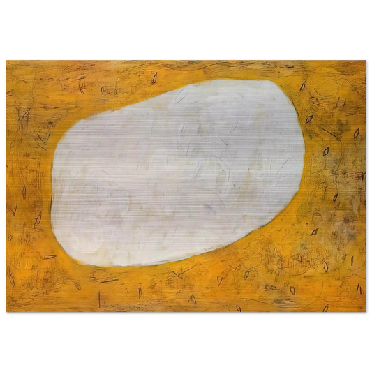 Homage to Dubuffet I - 1952 - Gene Davis Brushed Aluminum Print - 70x100 cm / 28x40 inches | Gene Davis Aluminum Print | Gene Davis Prints