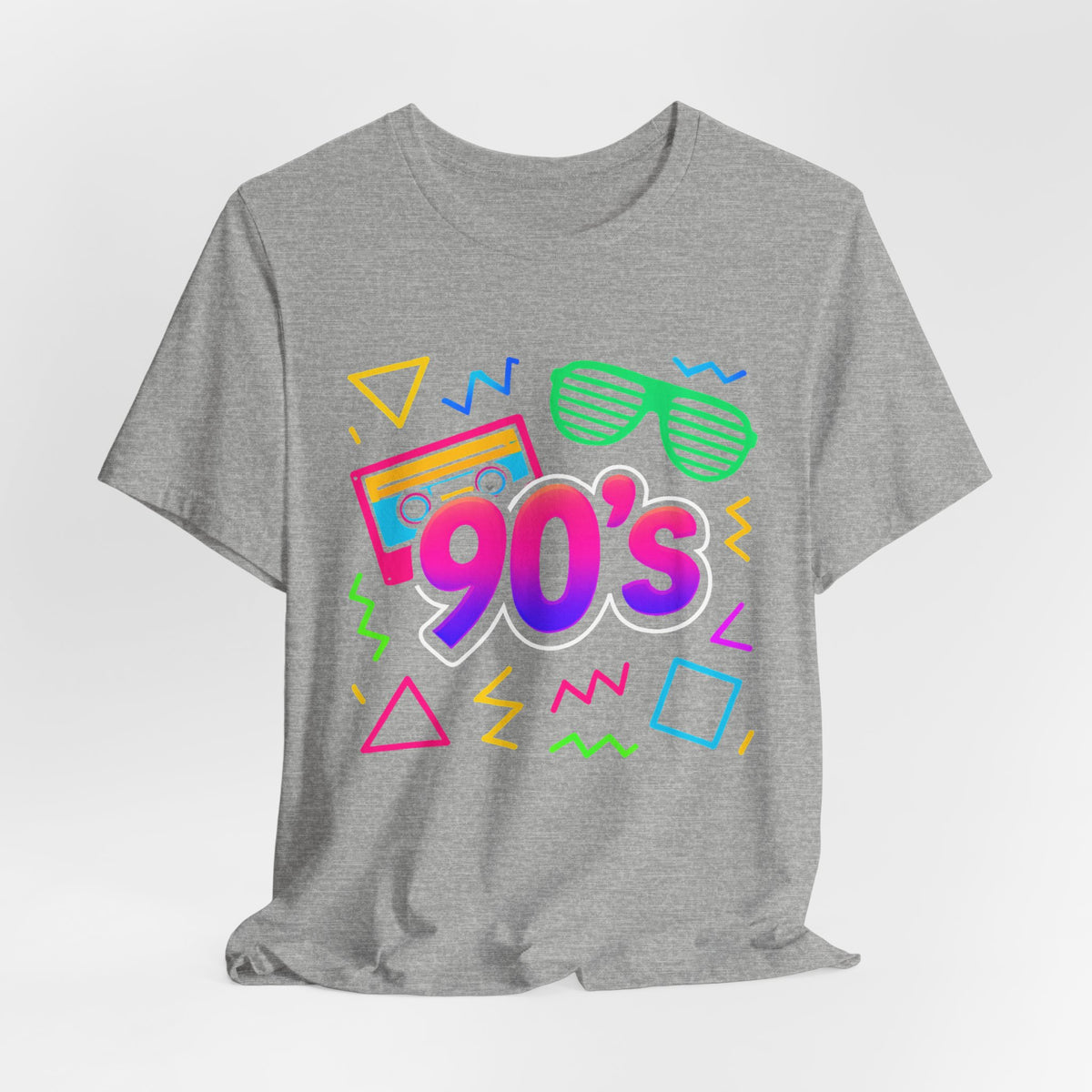Musica old school anni '90 - vibrazioni arcade Classico anni '90 Vintage. Anni '90 Retro Mi piacciono gli anni Novanta Maglietta