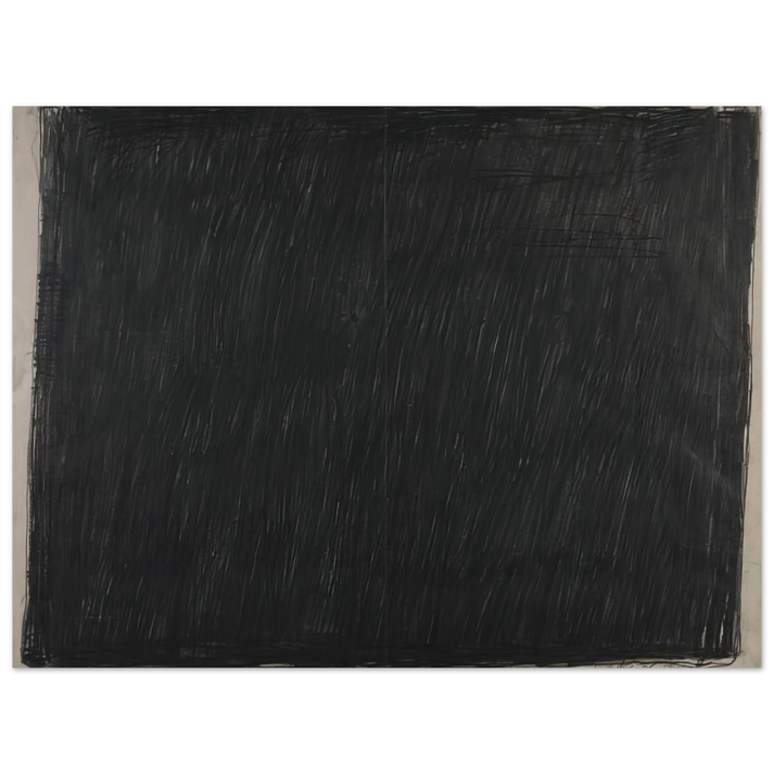 Bob Law - Drawing 25.4.60 - 1960  75x100 cm / 30x40inches Fine Art Poster