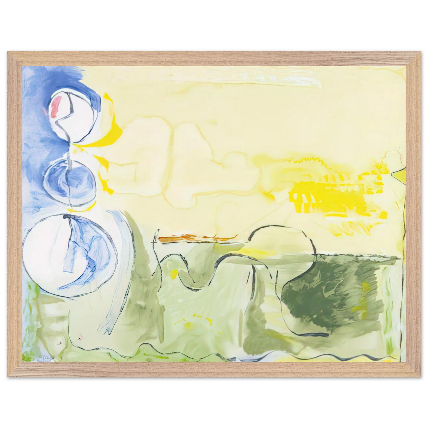 Helen Frankenthaler - Flotilla - 2006 Wall art - 40x50 cm / 16x20 inches - Fine Art Poster - -