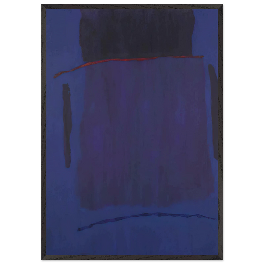 Infinity Field Lefkada Series 3 - 1979 - Theodoros Stamos Framed Art Print – Black Wooden Frame - Default Title - -Framed Art Print