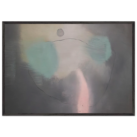 What the Wind Does - 1947 - Theodoros Stamos Framed Art Print – Black Wooden Frame - Default Title - -Framed Art Print