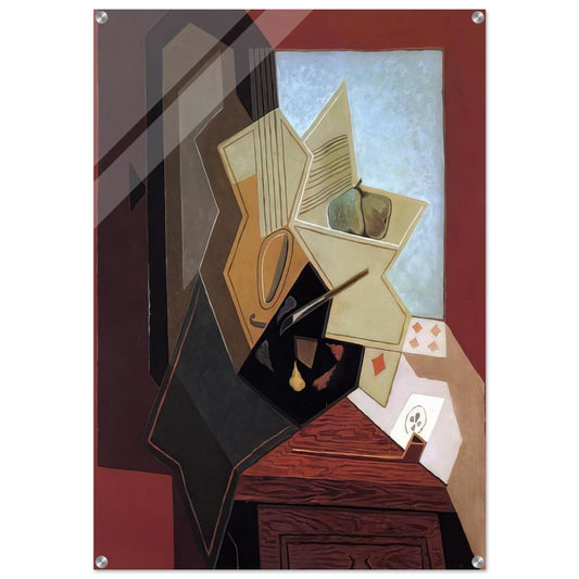 THE PAINTER S WINDOW 1925 - Juan Gris Acrylic Print - 70x100 cm / 28x40″ inches