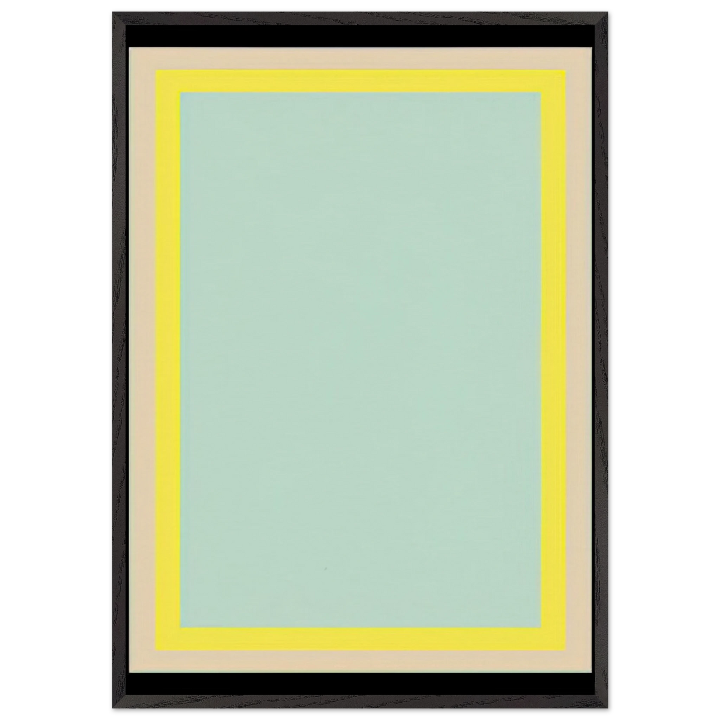 Series Painting 10 - 1966 - Ronnie Landfield Framed Art Print – Black Wooden Frame - Default Title - -Framed Art Print