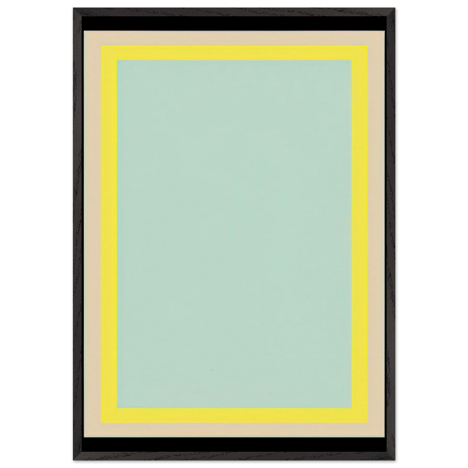 Series Painting 10 - 1966 - Ronnie Landfield Framed Art Print – Black Wooden Frame - Default Title - -Framed Art Print