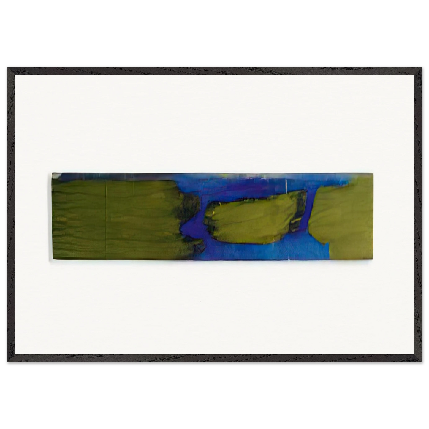 OHNE TITEL 1964 1 - Blinky Palermo Framed Art Print – Black Wooden Frame - Default Title - -Framed Art Print