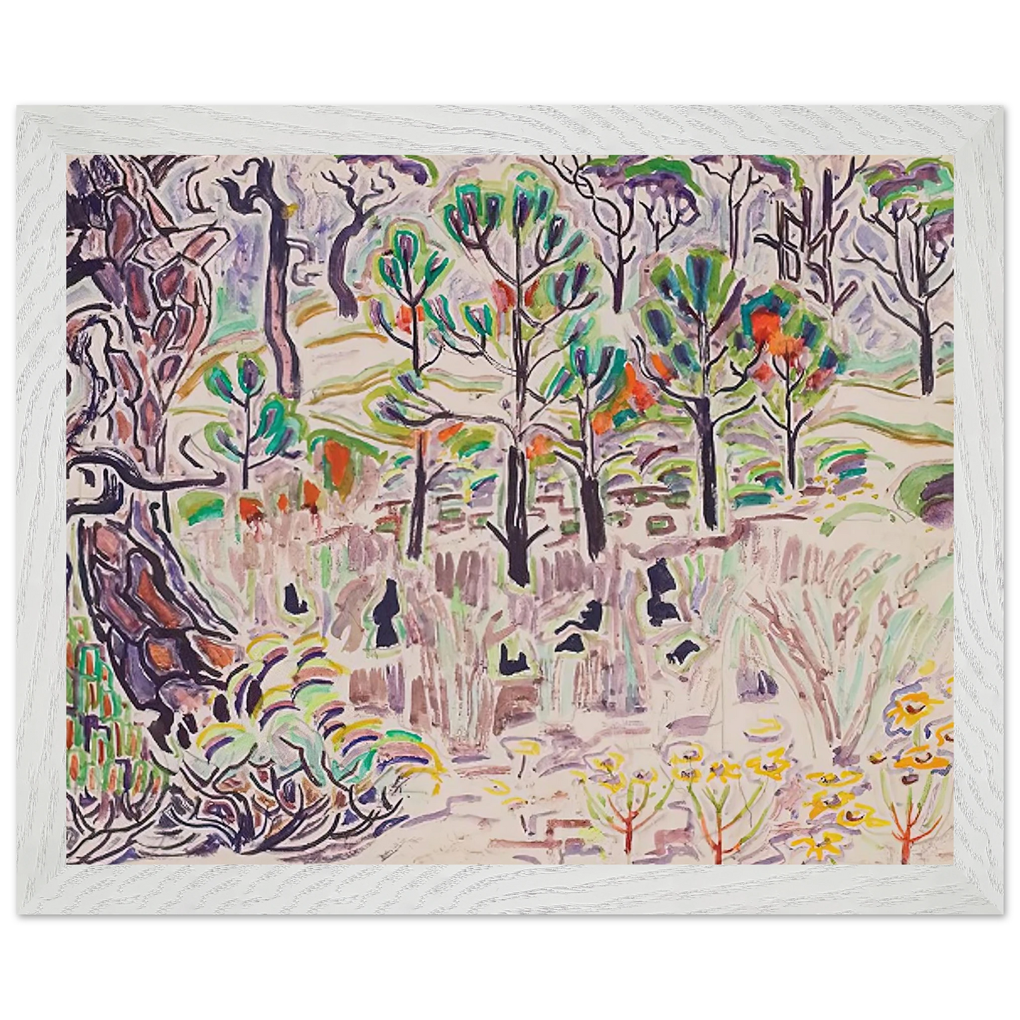 Walter Inglis Anderson - Walter Anderson Wall art - 70x100 cm / 28x40 Inches - Premium Wooden Framed Poster With Fine Art Paper - Black frame