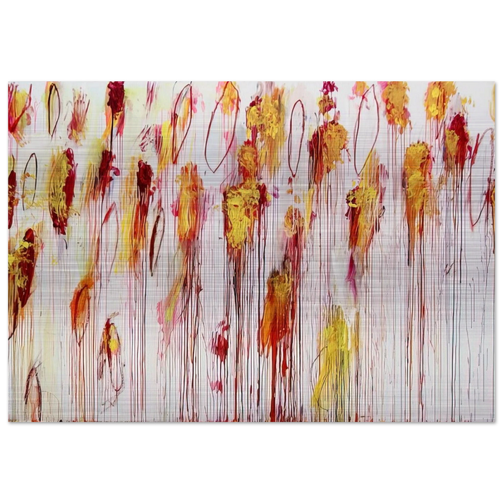 Lepanto, Part VIII - Cy Twombly Brushed Aluminum Print - 70x100 cm / 28x40 inches | Cy Twombly Aluminum Print | Cy Twombly Prints