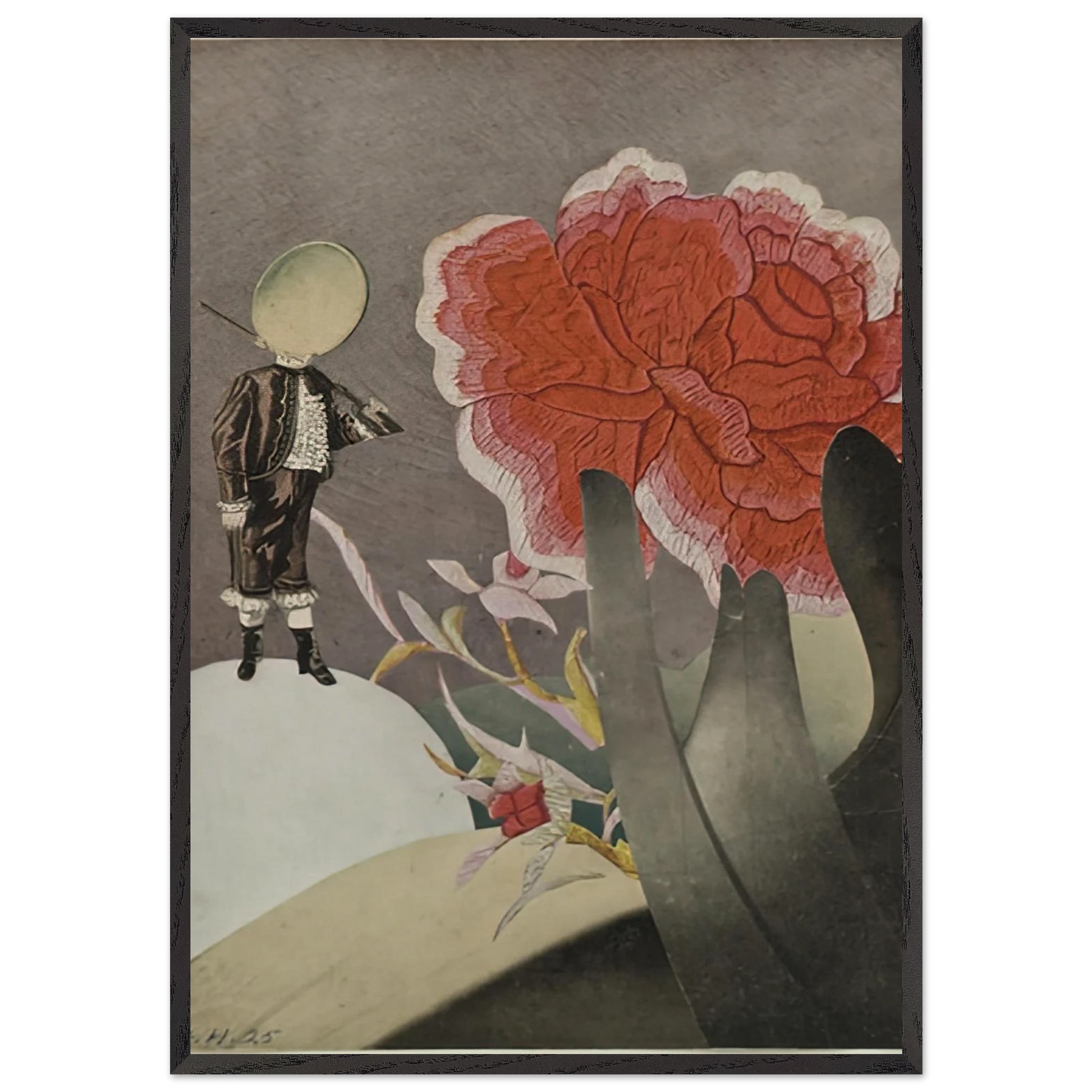WATCHED 1925 - Hannah Hoch Framed Art Print – Black Wooden Frame - Default Title - -Framed Art Print