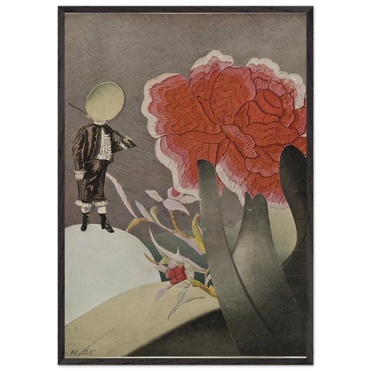 WATCHED 1925 - Hannah Hoch Framed Art Print – Black Wooden Frame - Default Title - -Framed Art Print