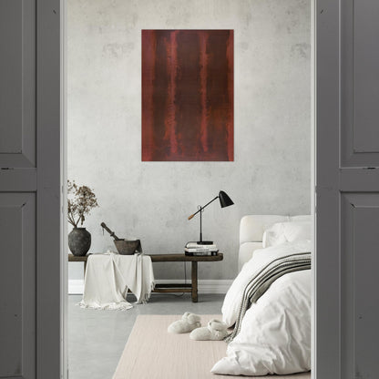 Black on Maroon - 1958 - Mark Rothko Brushed Aluminum Print - 70x100 cm / 28x40 inches | Mark Rothko Aluminum Print | Mark Rothko Prints