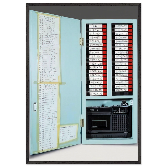 Lorelei The Long Distance Sonata - 1978 - Dieter Roth 70x100 cm / 28x40 inches Framed Art Print – Black Wooden Frame