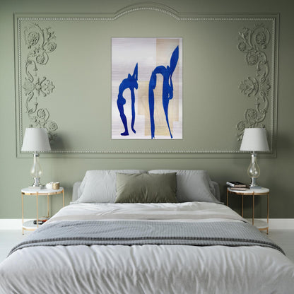 BLUE NUDES - Henri Matisse Brushed Aluminum Print - 70x100 cm / 28x40 inches | Henri Matisse Aluminum Print | Henri Matisse Prints
