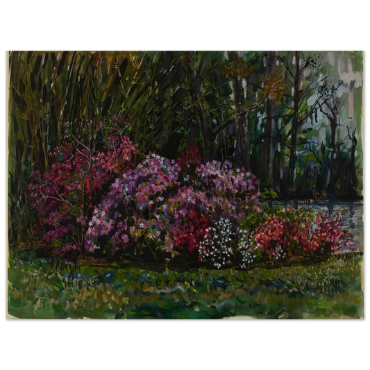 Ivan Albright - ALICIA S AZALEAS ON ST MARY S RIVER Fine Art Poster - Default Title