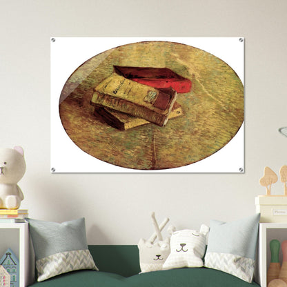 Still Life with Three Books - Vincent van Gogh Acrylic Print - 70x100 cm / 28x40″ inches | Vincent van Gogh Wall Art | Vincent van Gogh Prints