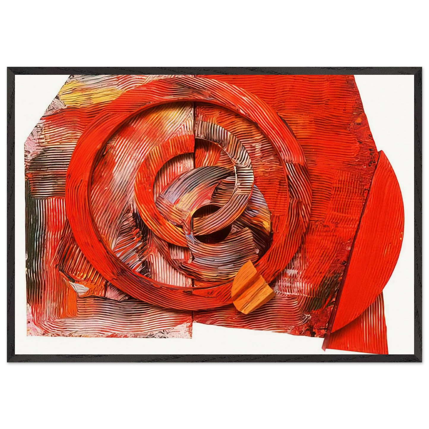 Waking Up - Sam Gilliam Framed Art Print – Black Wooden Frame - Default Title - -Framed Art Print