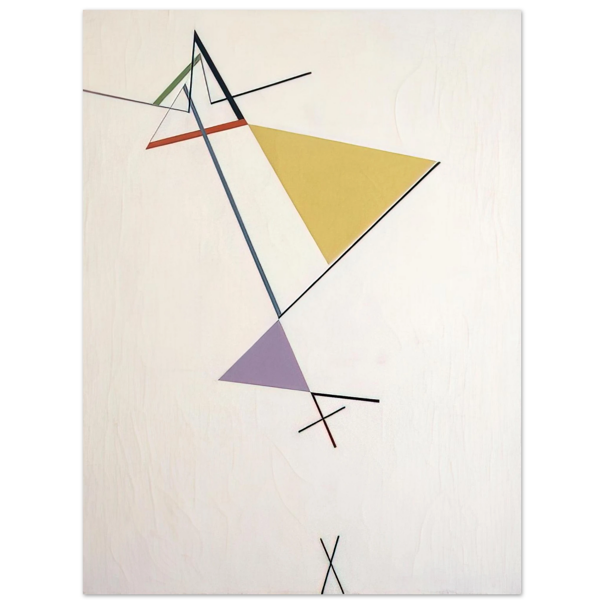 Tomas Maldonado - Desarrollo del triángulo - 1951 Fine Art Poster - Default Title
