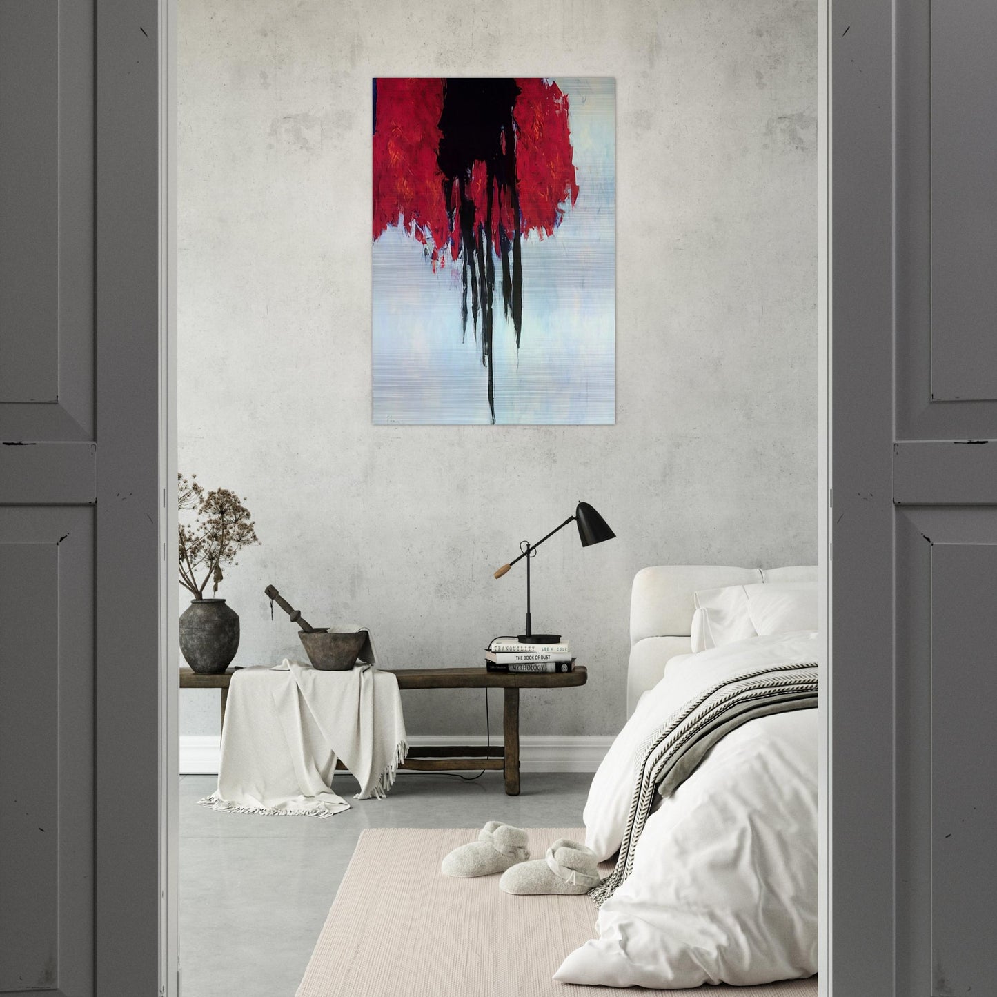 Adam - 1961 - Theodoros Stamos Brushed Aluminum Print - 70x100 cm / 28x40 inches | Theodoros Stamos Aluminum Print | Theodoros Stamos Prints