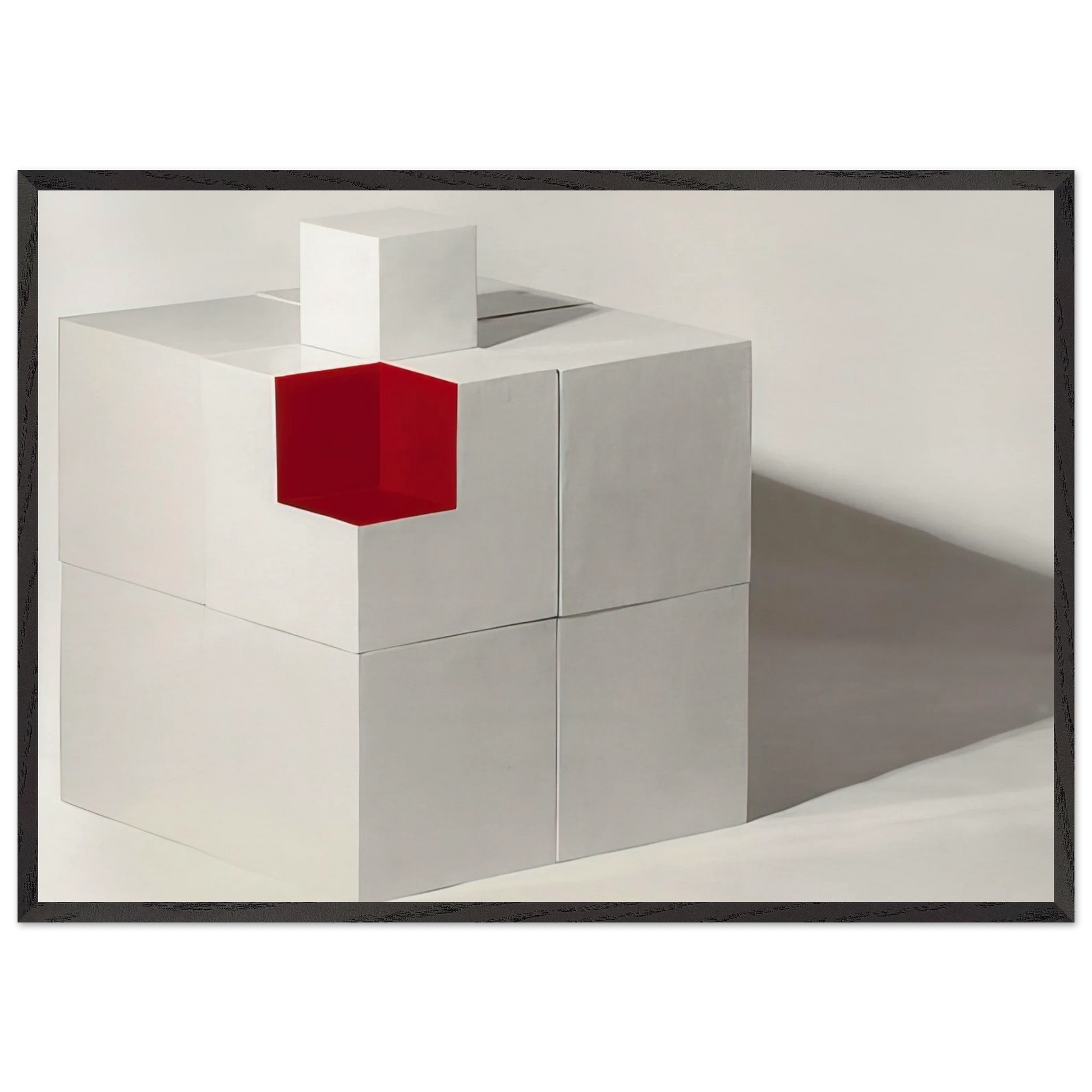 Eye of Guara  6 - 1983 - Lygia Pape Framed Art Print – Black Wooden Frame - Default Title - -Framed Art Print