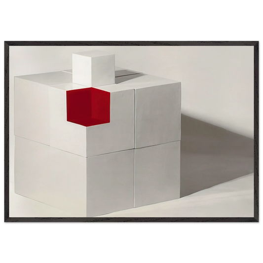 Eye of Guara  6 - 1983 - Lygia Pape Framed Art Print – Black Wooden Frame - Default Title - -Framed Art Print