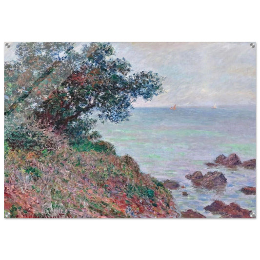 Mediteranian Coast, Grey Day - claude monet Acrylic Print - 70x100 cm / 28x40″ inches
