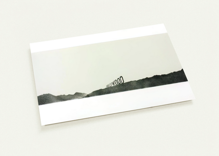 HOLLYWOOD 1969 By Edward Ruscha Pack of 10 Post Cards | Edward Ruscha Post Cards | A6 (10.5 x 14.8 cm) - 4.1 x 5.8 inches