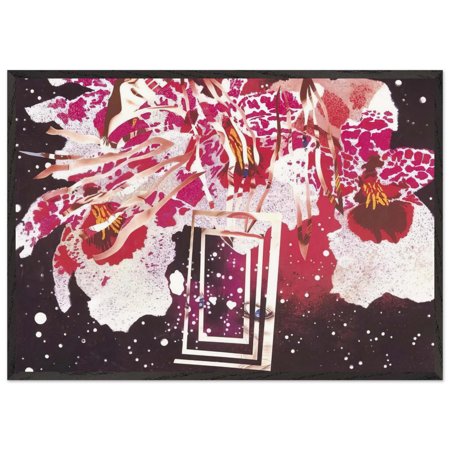 Time Door Time DOr - James Rosenquist Framed Art Print – Black Wooden Frame - Default Title - -Framed Art Print