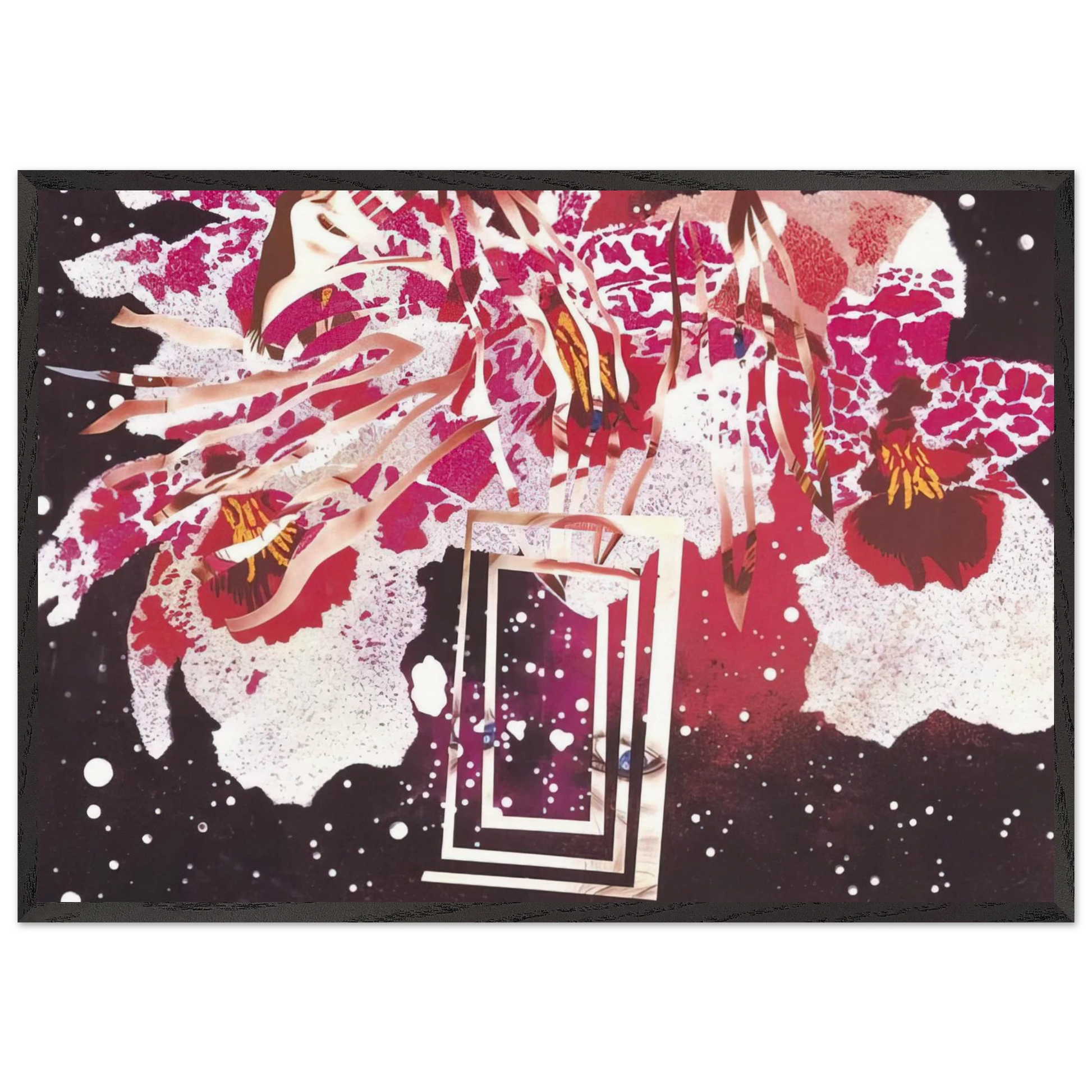 Time Door Time DOr - James Rosenquist Framed Art Print – Black Wooden Frame - Default Title - -Framed Art Print