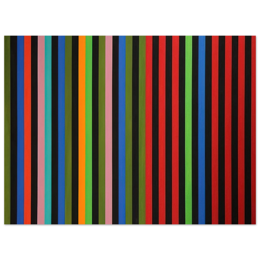 Gene Davis - Firebox - 1964 Fine Art Poster - Default Title