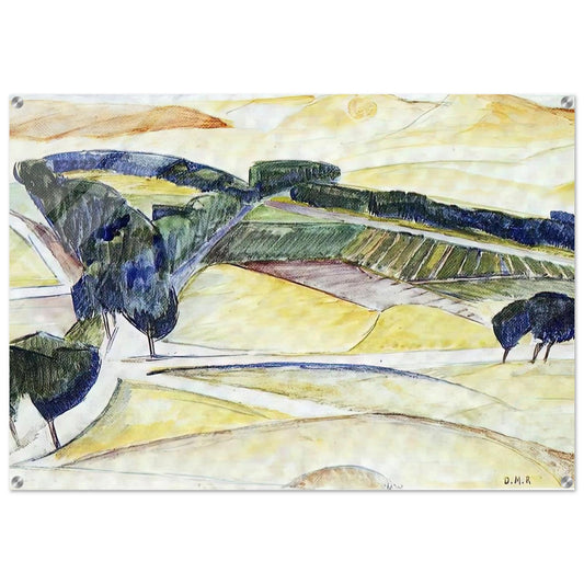 LANDSCAPE AT TOLEDO 1913 - Diego Rivera Acrylic Print - 70x100 cm / 28x40″ inches