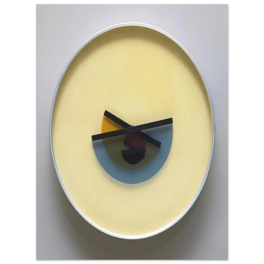 Bruno Munari - L'Ora X Clock - 1945 Fine Art Poster - Default Title