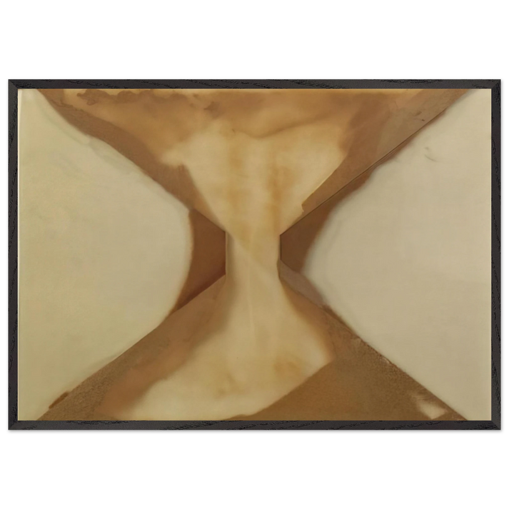 Curriculum Vitae - 1970 - Dieter Roth 70x100 cm / 28x40 inches Framed Art Print – Black Wooden Frame