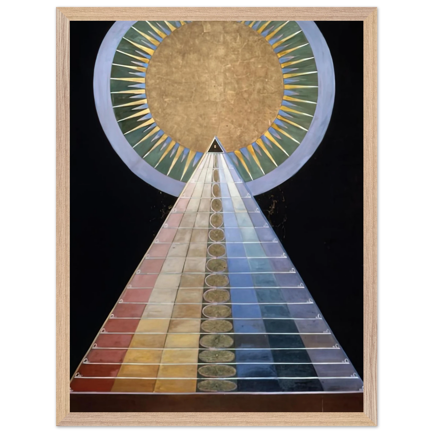 Hilma af Klint - ALTAR PAINTING 1915 Wall art - A2 (42 x 59.4  cm) - Fine Art Poster - -