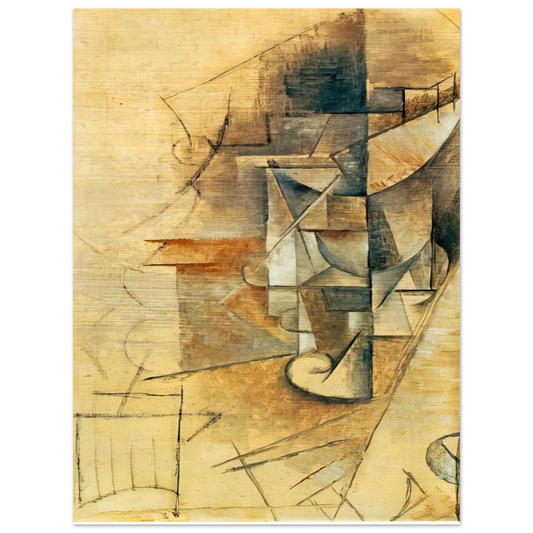 Pablo Picasso - A glass Fine Art Poster - Default Title