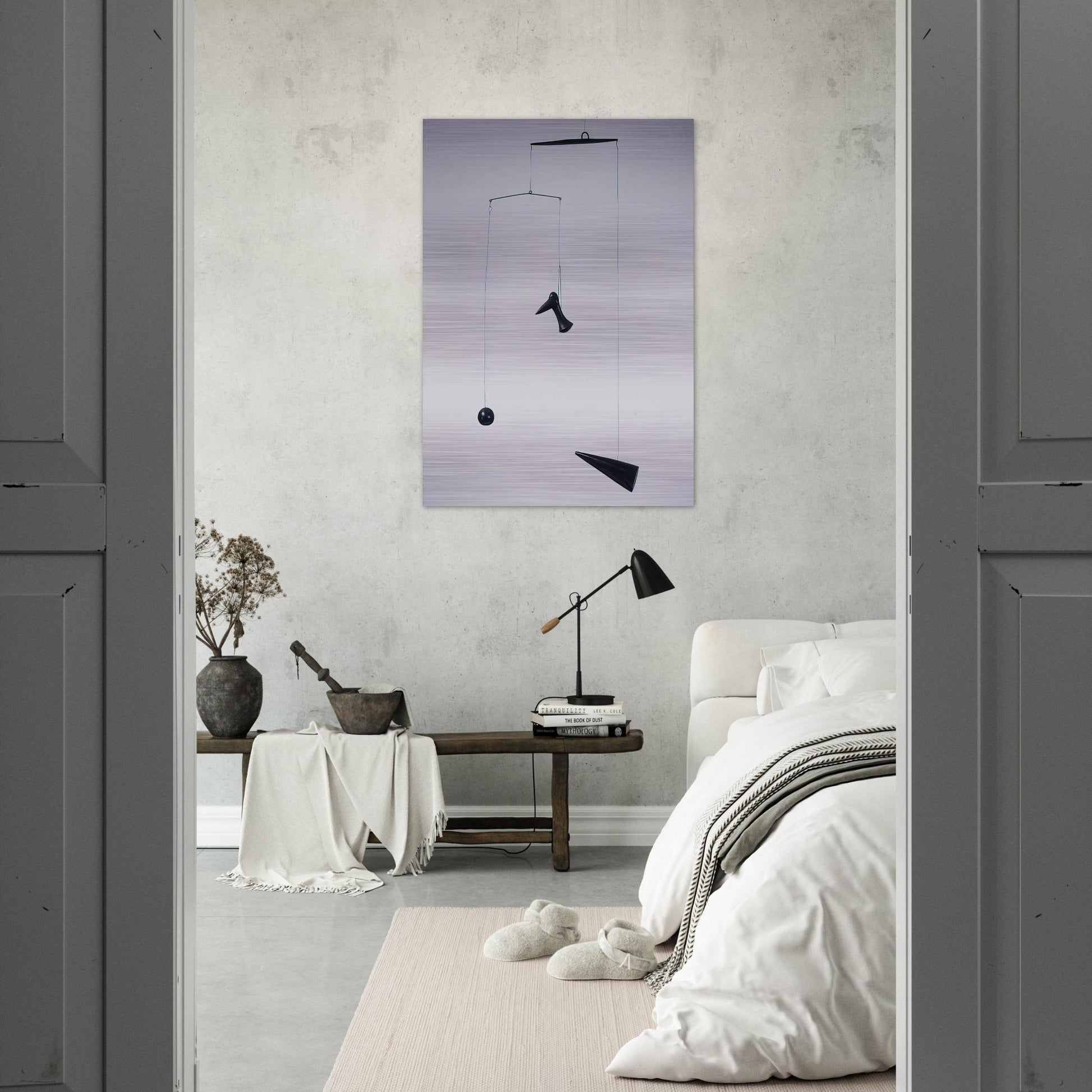 CONE DEBENE 1933 - Alexander Calder Brushed Aluminum Print - 70x100 cm / 28x40 inches | Alexander Calder Aluminum Print | Alexander Calder Prints