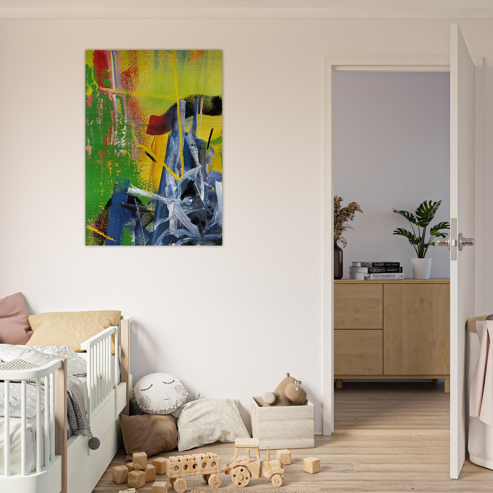 KORN - Gerhard Richter Brushed Aluminum Print - 70x100 cm / 28x40 inches | Gerhard Richter Aluminum Print | Gerhard Richter Prints