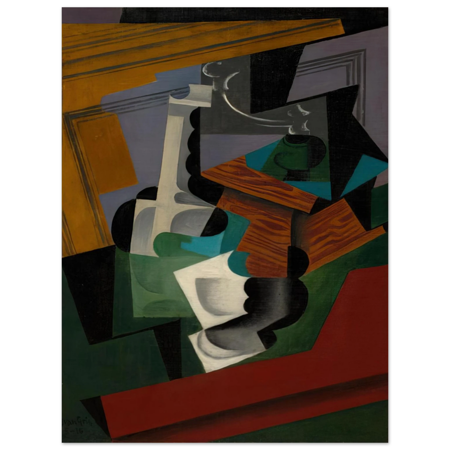 Juan Gris - THE COFFEE MILL 1916 Fine Art Poster - Default Title