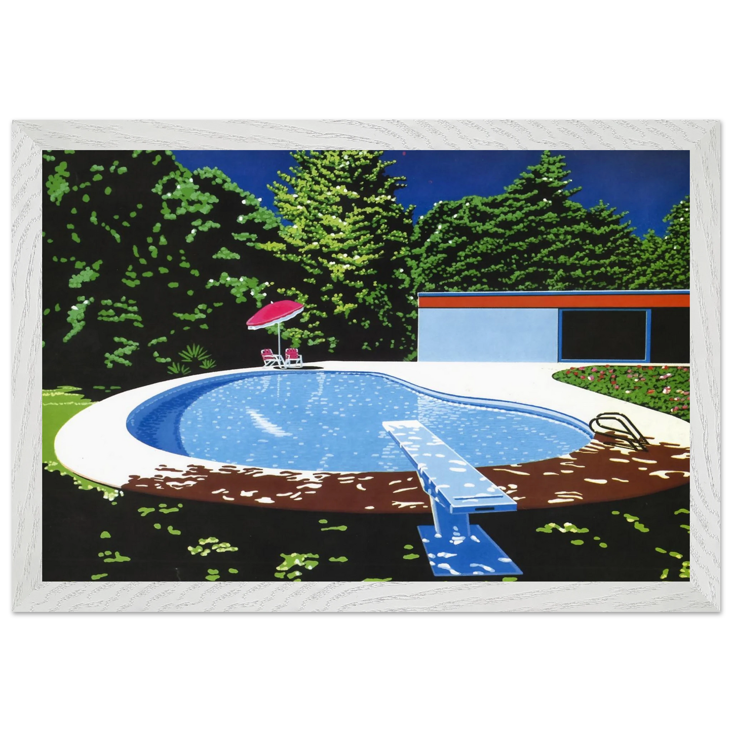 Hiroshi Nagai - NIAGARA 07SH 944 Wall Art - 30x40 cm / 12x16 inches - Fine Art Poster - -
