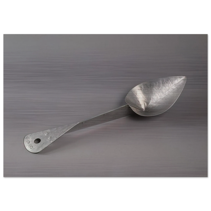 SERVING SPOON 1945 - Alexander Calder Brushed Aluminum Print - 70x100 cm / 28x40 inches | Alexander Calder Aluminum Print | Alexander Calder Prints