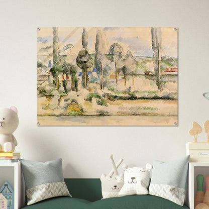 Chateau de Madan - Paul Cézanne Acrylic Print - 70x100 cm / 28x40″ inches