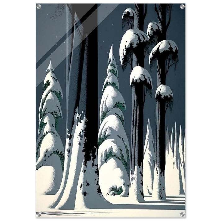 Yosemite - Eyvind Earle Acrylic Print - 70x100 cm / 28x40″ inches | Eyvind Earle Wall Art | Eyvind Earle Prints