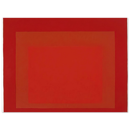 Josef Albers - STUDY FOR HOMAGE TO THE SQUARE 1972 Fine Art Poster - Default Title