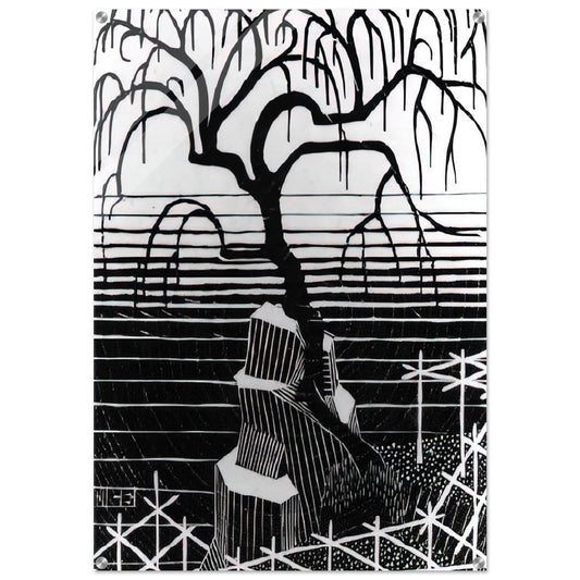 TREE 1926 - MC Escher Acrylic Print - 70x100 cm / 28x40″ inches | Maurits Cornelis Escher Prints