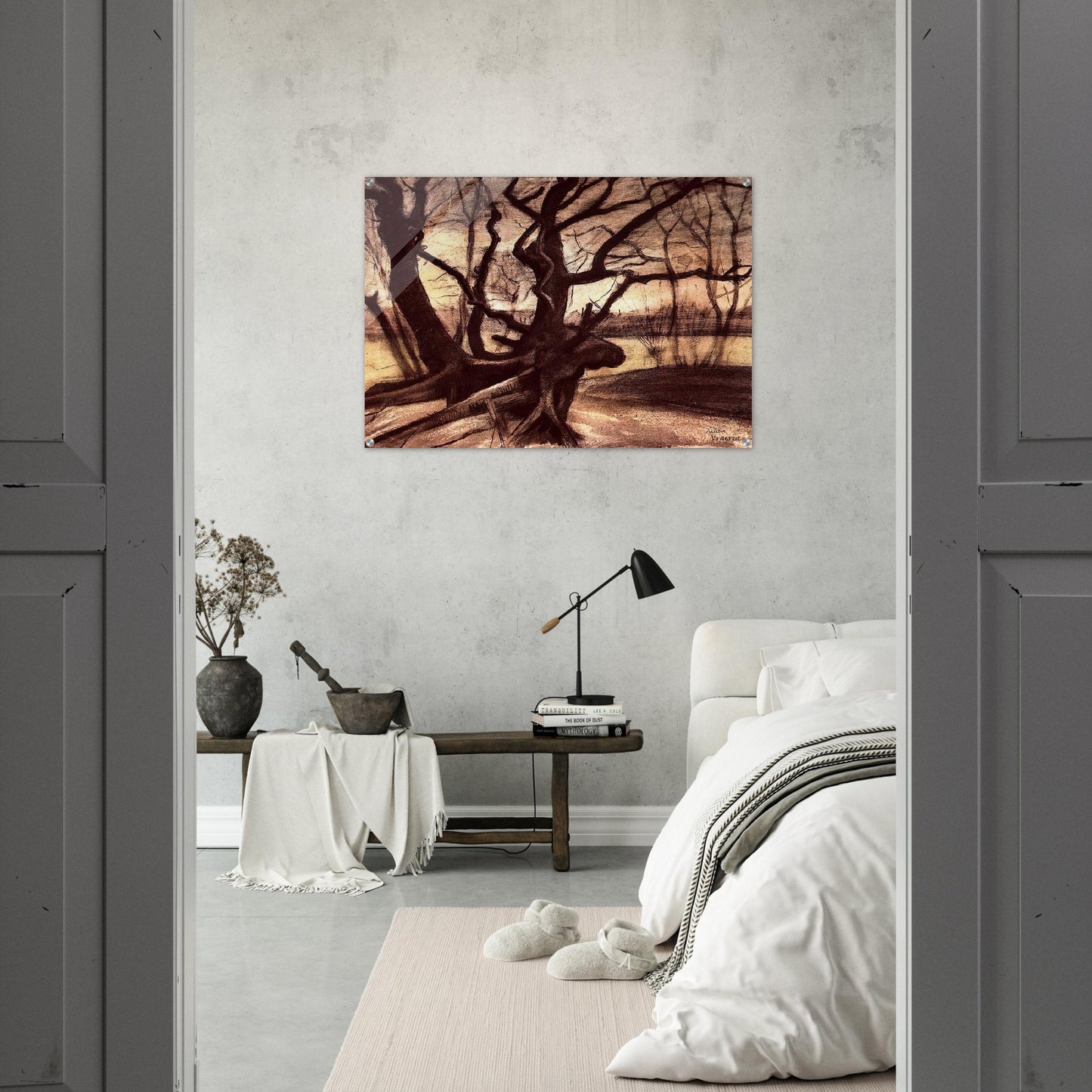 Study of a Tree - Vincent van Gogh Acrylic Print - 70x100 cm / 28x40″ inches