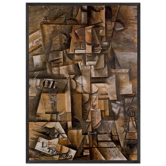 The aficionado The torero - Pablo Picasso Framed Art Print – Black Wooden Frame - Default Title - -Framed Art Print