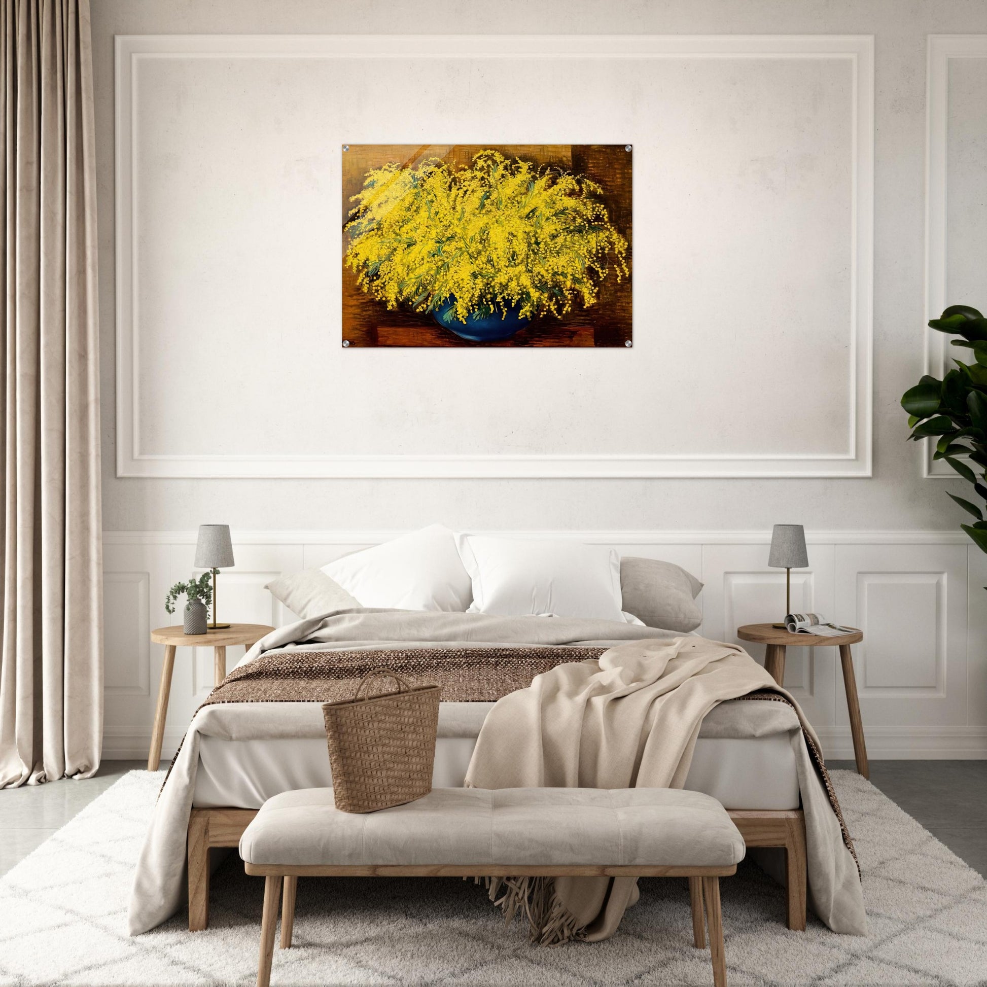 MIMOSAS 1939 - Moise Kisling Acrylic Print - 70x100 cm / 28x40″ inches | Moise Kisling Wall Art | Moise Kisling Prints