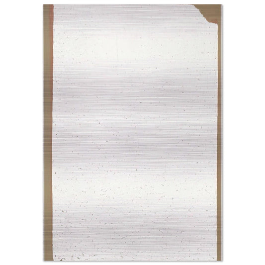 Convention - 2002 - Robert Ryman Brushed Aluminum Print - 70x100 cm / 28x40 inches | Robert Ryman Aluminum Print | Robert Ryman Prints