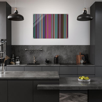 King Kong - 1969 - Gene Davis Acrylic Print - 70x100 cm / 28x40″ inches | Gene Davis Wall Art | Gene Davis Prints