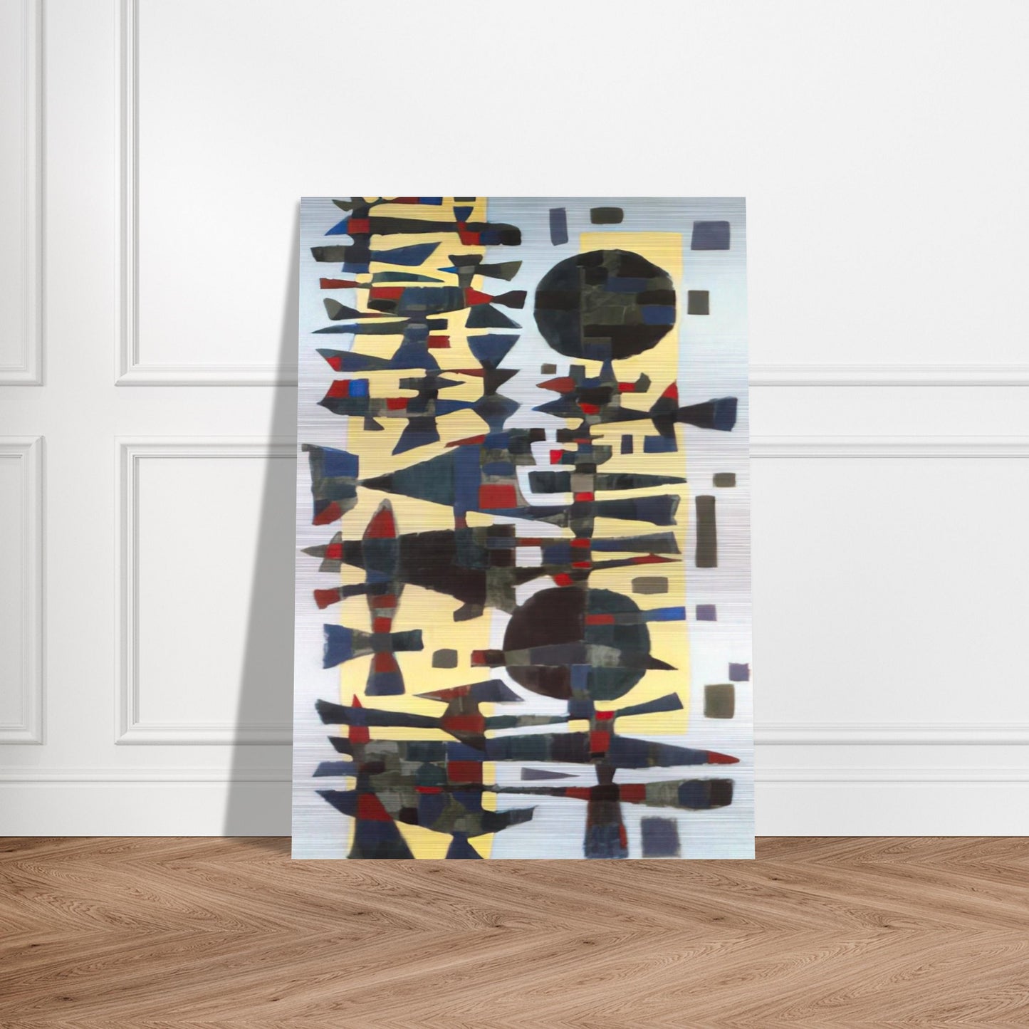 Fête en Zeeland - 1955 - Alfred Manessier Brushed Aluminum Print - 70x100 cm / 28x40 inches | Alfred Manessier Aluminum Print | Alfred Manessier Prints