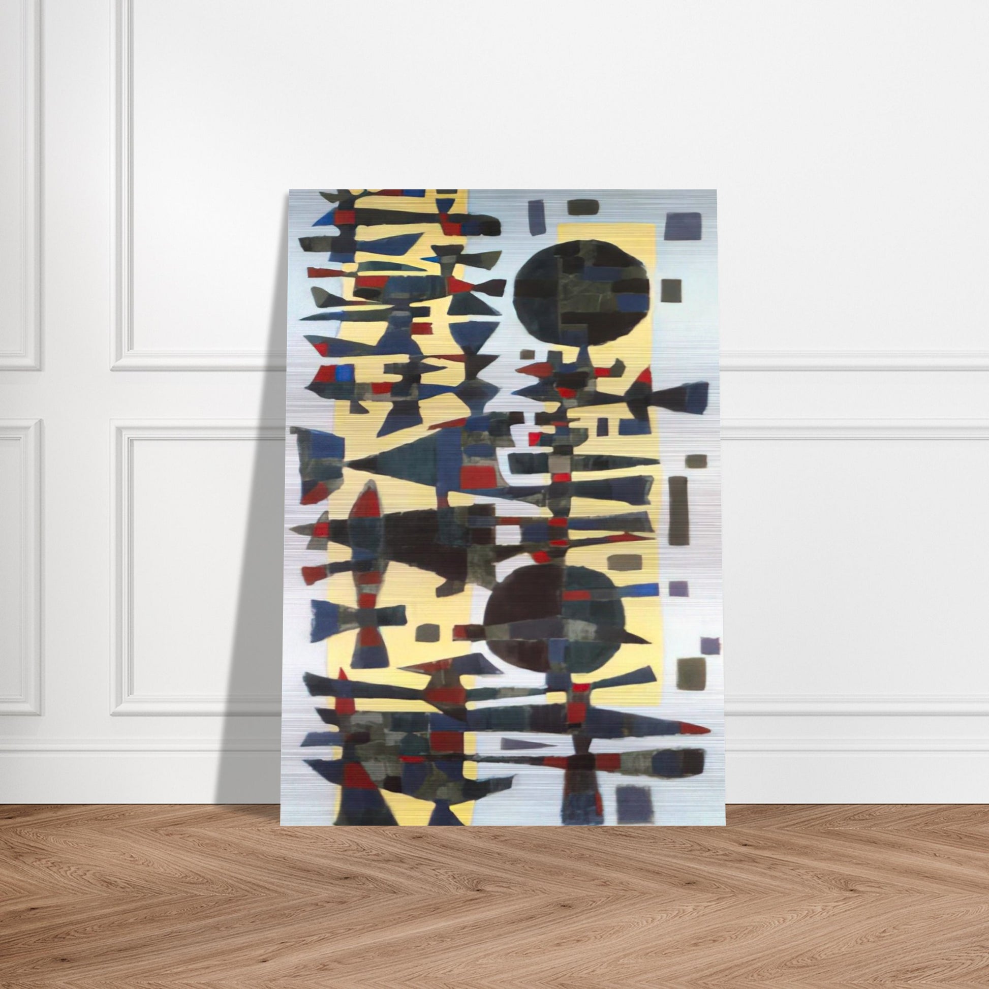 Fête en Zeeland - 1955 - Alfred Manessier Brushed Aluminum Print - 70x100 cm / 28x40 inches | Alfred Manessier Aluminum Print | Alfred Manessier Prints